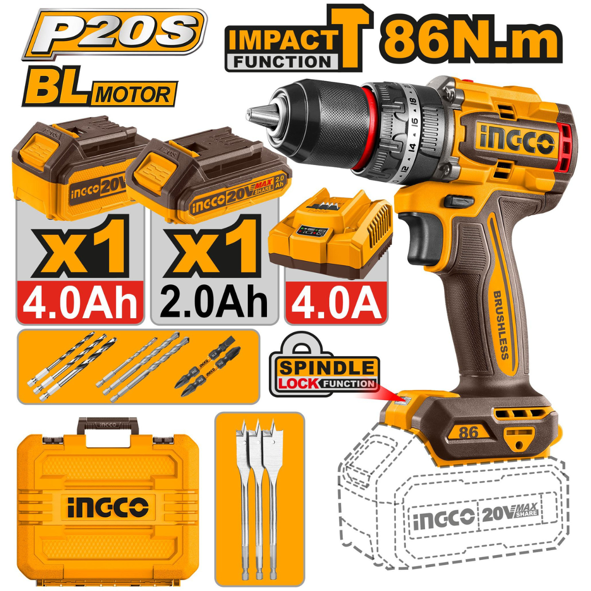 ViSseuse INGCO 86NM